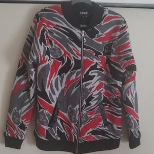 Tiger Nerm Knit Zip Up Sweater DOLLS KILL